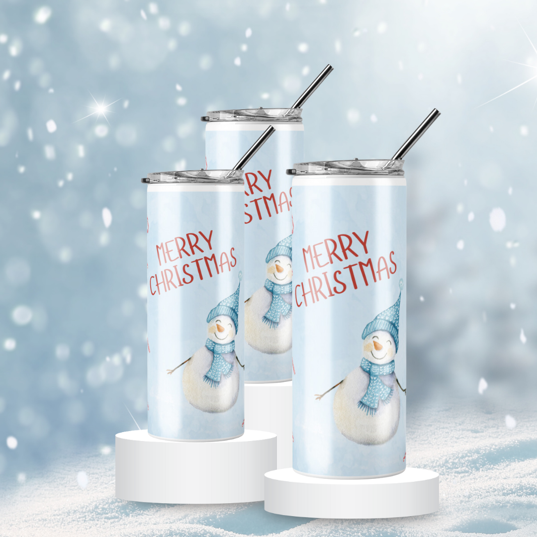 Christmas Snowman Tumbler