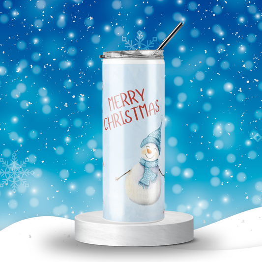 Christmas Snowman Tumbler