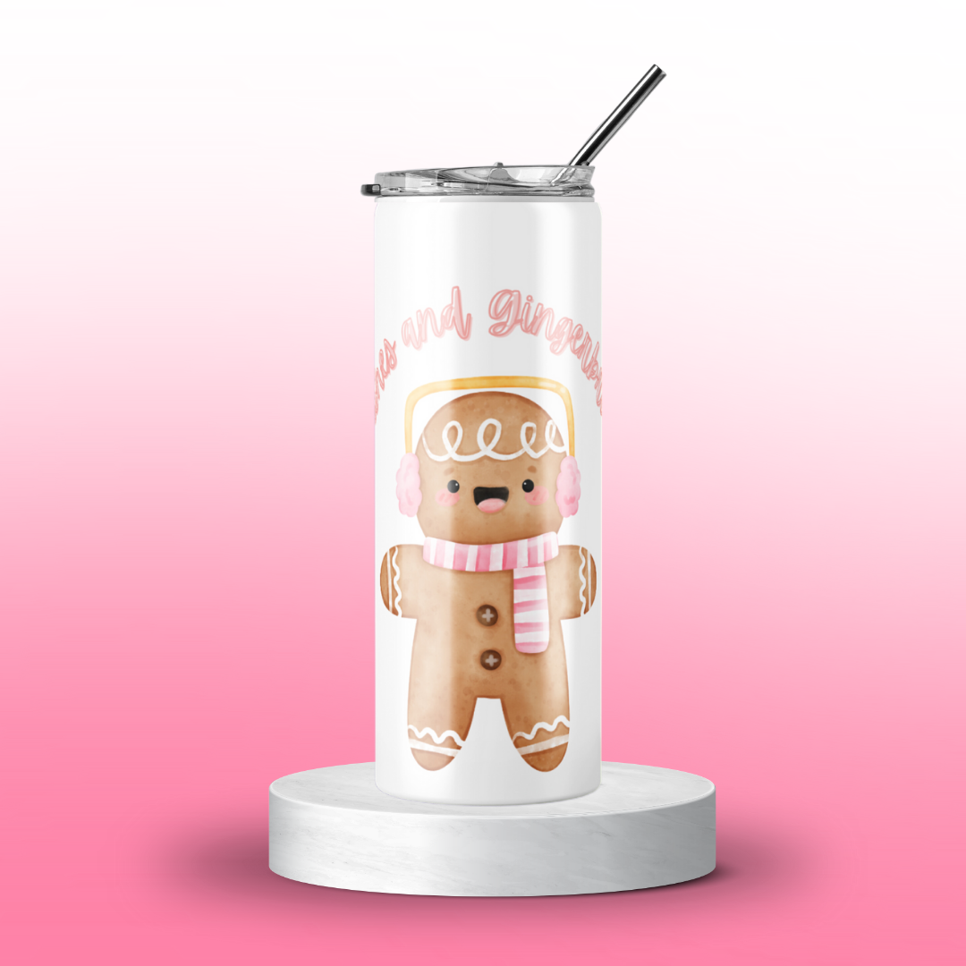 Gingerbread Cheer Holiday Tumbler