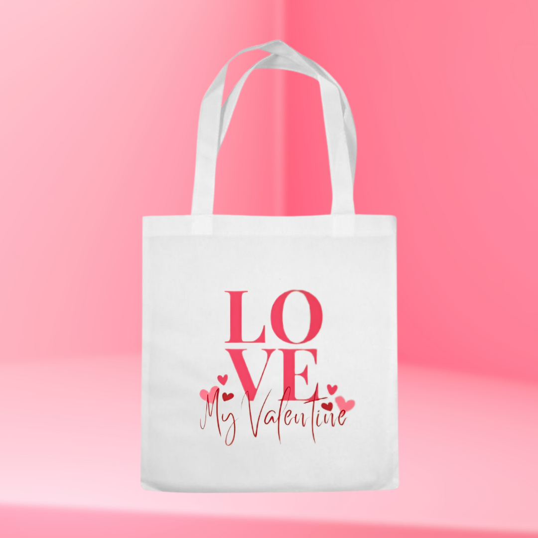 Love My Valentine Tote Bag